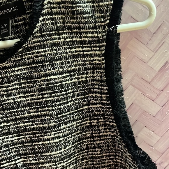 Banana Republic | boucle tweed black and white, size small - Picture 3 of 5